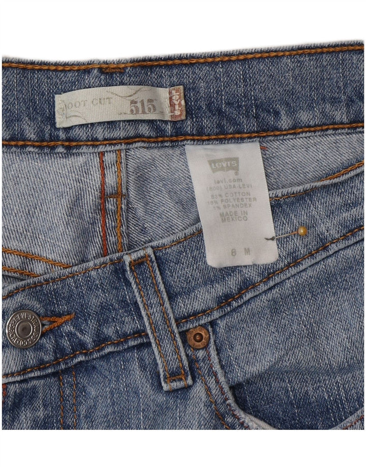 Levi's ženske 515 Bootcut traperice US 8 srednje W32 L31 plavi pamuk