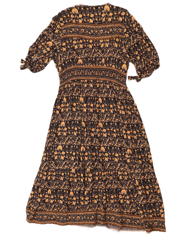 Monsoon ženska maksi haljina UK 16 velika raznobojna cvjetna viskoza