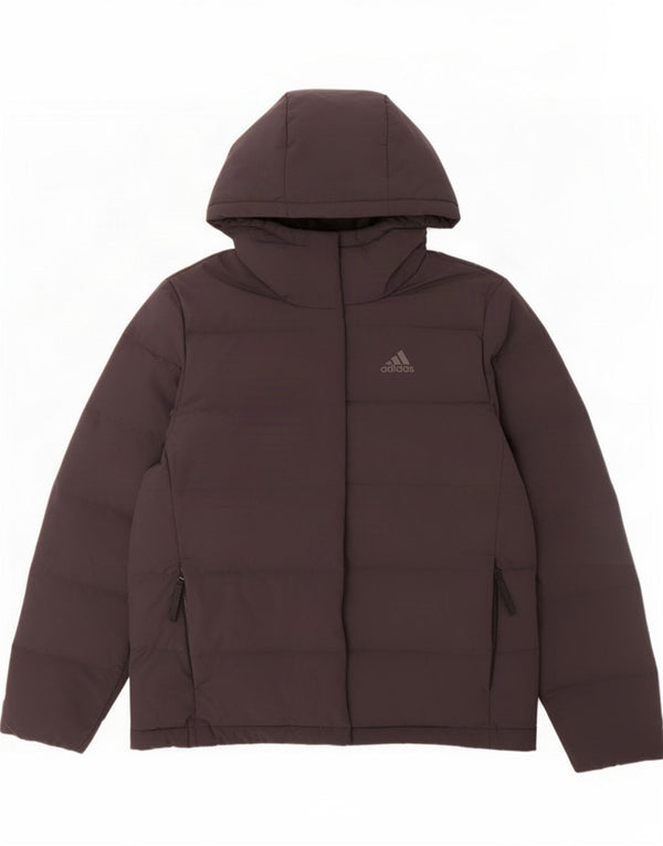 Adidas ženska podstavljena jakna s kapuljačom UK 4/6 XS crni poliester