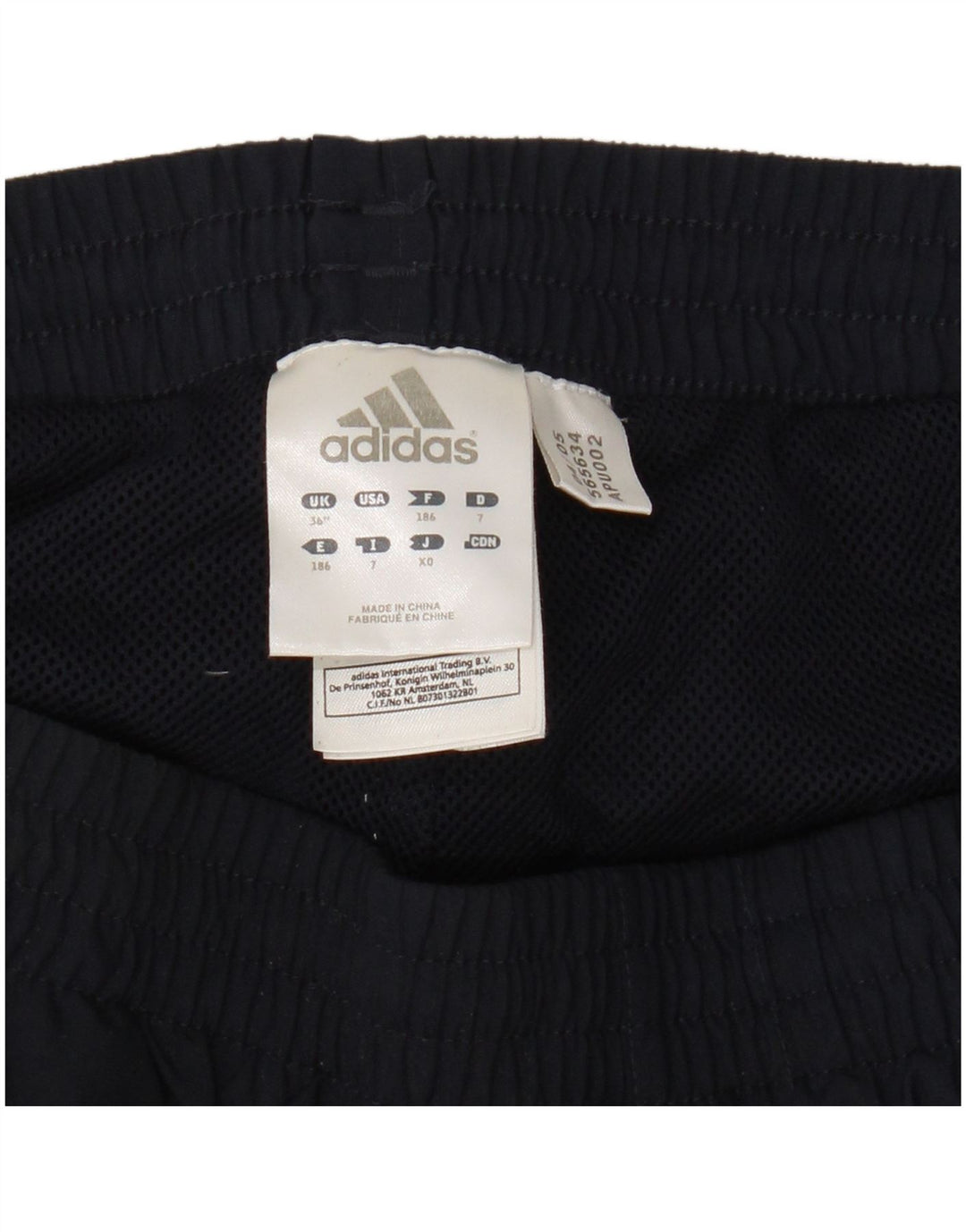 Adidas muške hlače za trenirku, velike tamnoplave poliesterske hlače