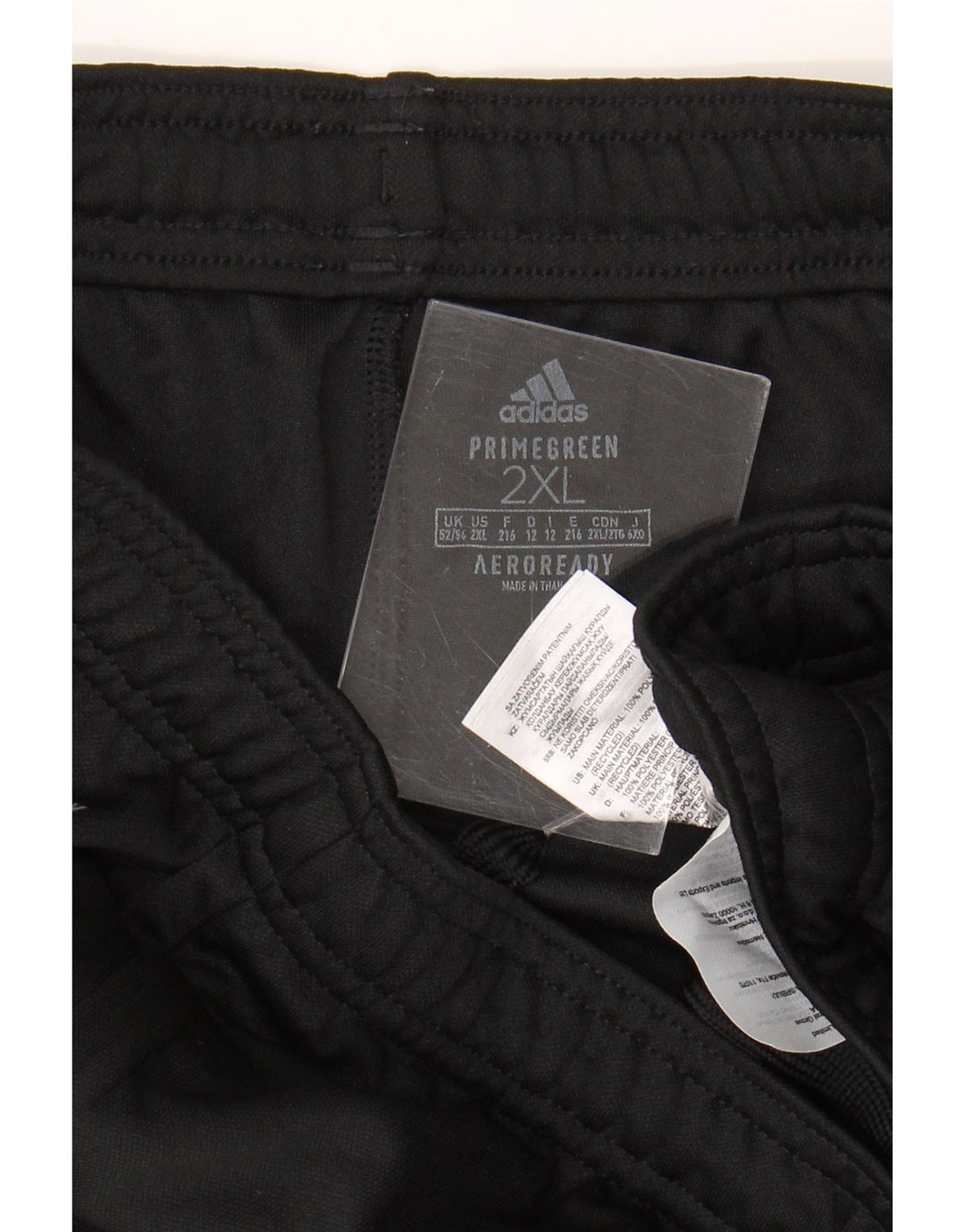 Adidas muške Aeroready hlače za trenirku 2XL crni poliester