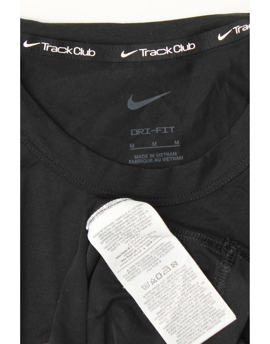 NIKE muška Dri Fit Graphic T-Shirt majica srednjih crnih poliestera