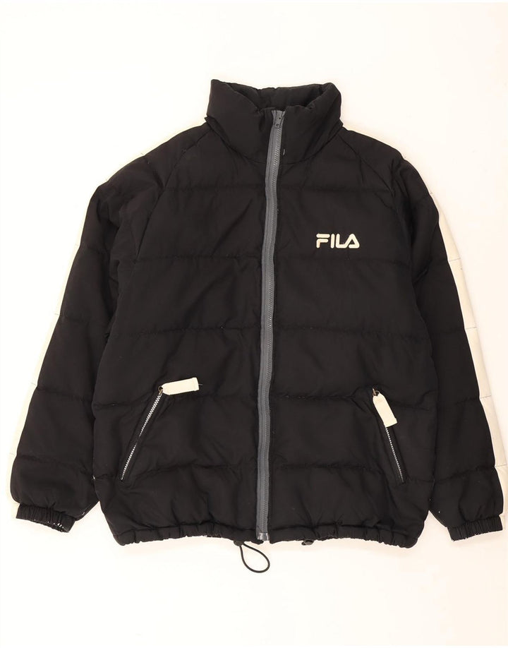 Fila muška podstavljena jakna IT 50 veliki crni poliester u boji