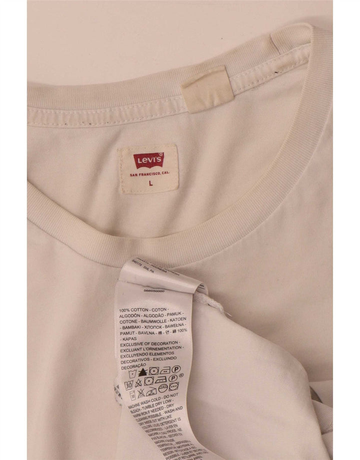Levi's muška velika bijela majica s grafičkim motivima