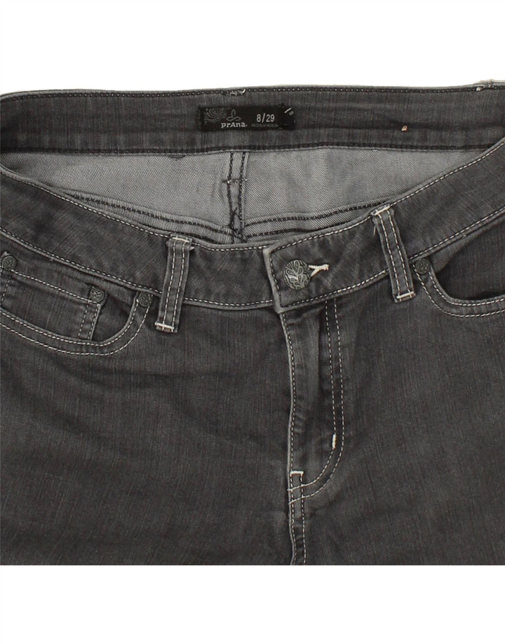 PRANA Womens Slim Jeans US 8 Medium W29 L29 Grey Cotton Vintage Prana and Second-Hand Prana from Messina Hembry 