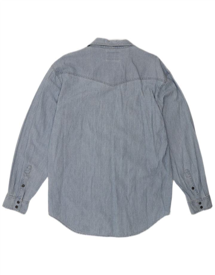 Wrangler muška traper majica Large Blue Cotton