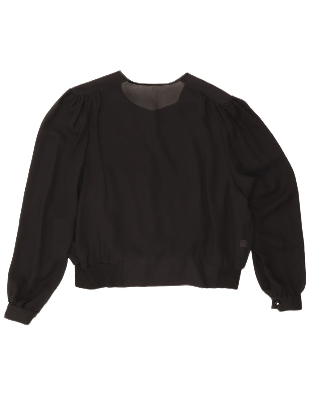VINTAGE ženska košulja bluza IT 50 XL crna viskoza