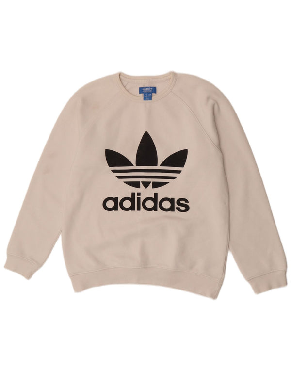 Adidas muška majica s grafičkim motivima Mali bijeli pamučni sportski