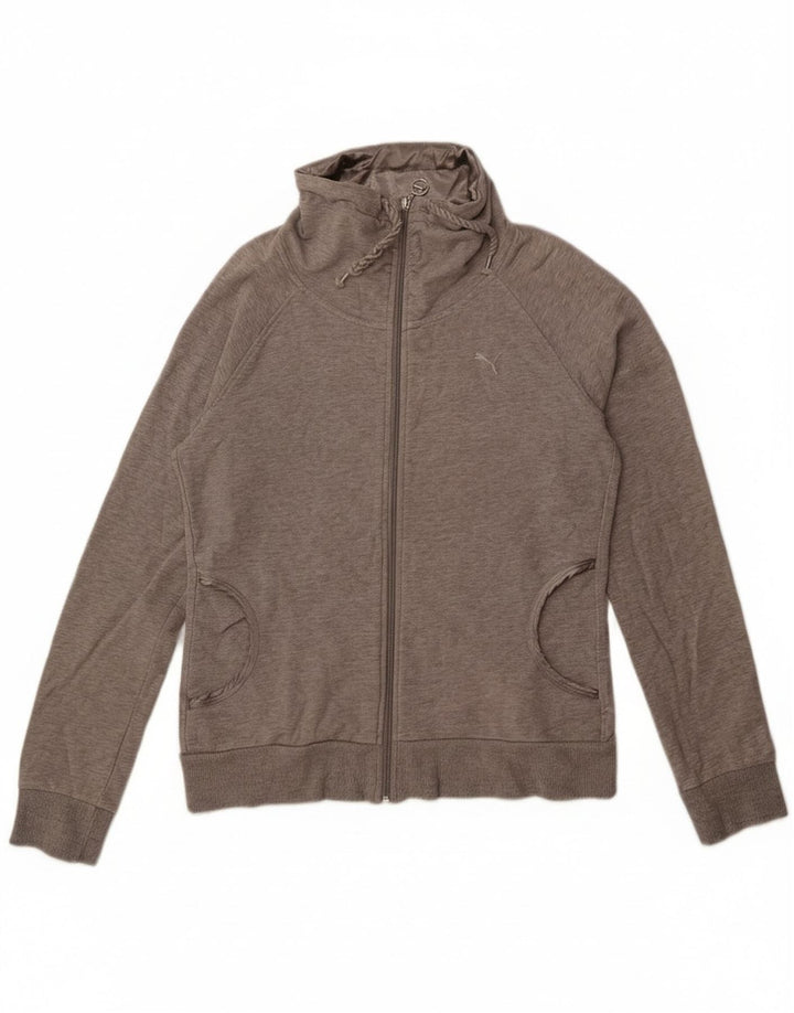 Puma ženska gornja jakna trenirke UK 14 Large Grey Cotton