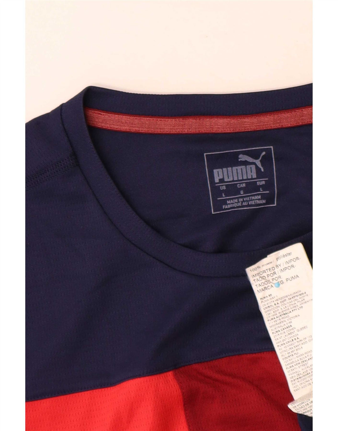 Puma muška majica kratkih rukava velika tamnoplava poliesterska boja