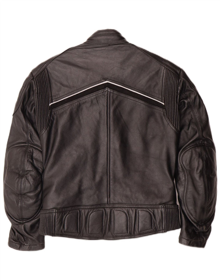 Louis Ženska motociklistička kožna jakna EU 38 srednje crna koža