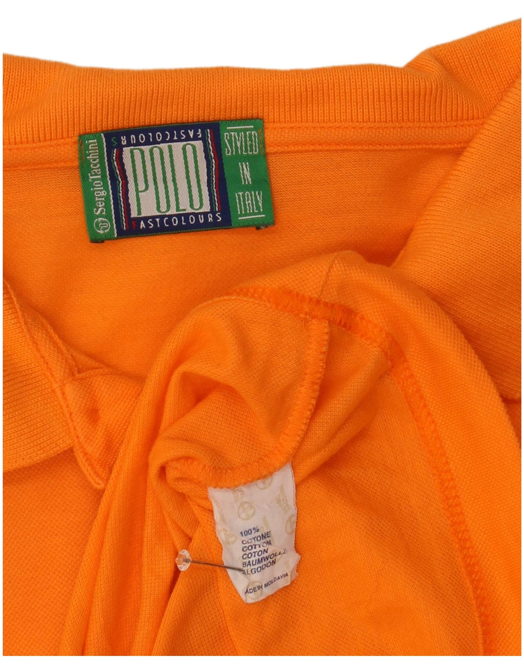 Sergio Tacchini muška polo majica XL narančasti pamuk