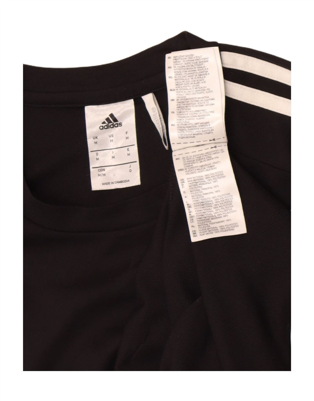 Adidas muška Climalite majica kratkih rukava srednji crni poliester