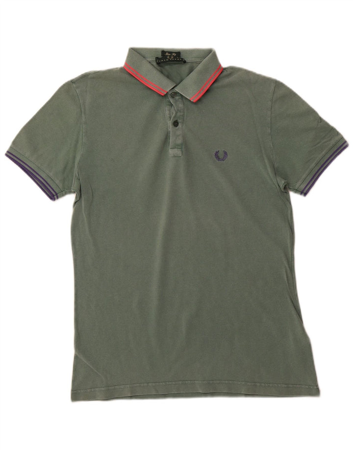 FRED PERRY Muška uska polo majica Mala zelena pamuk