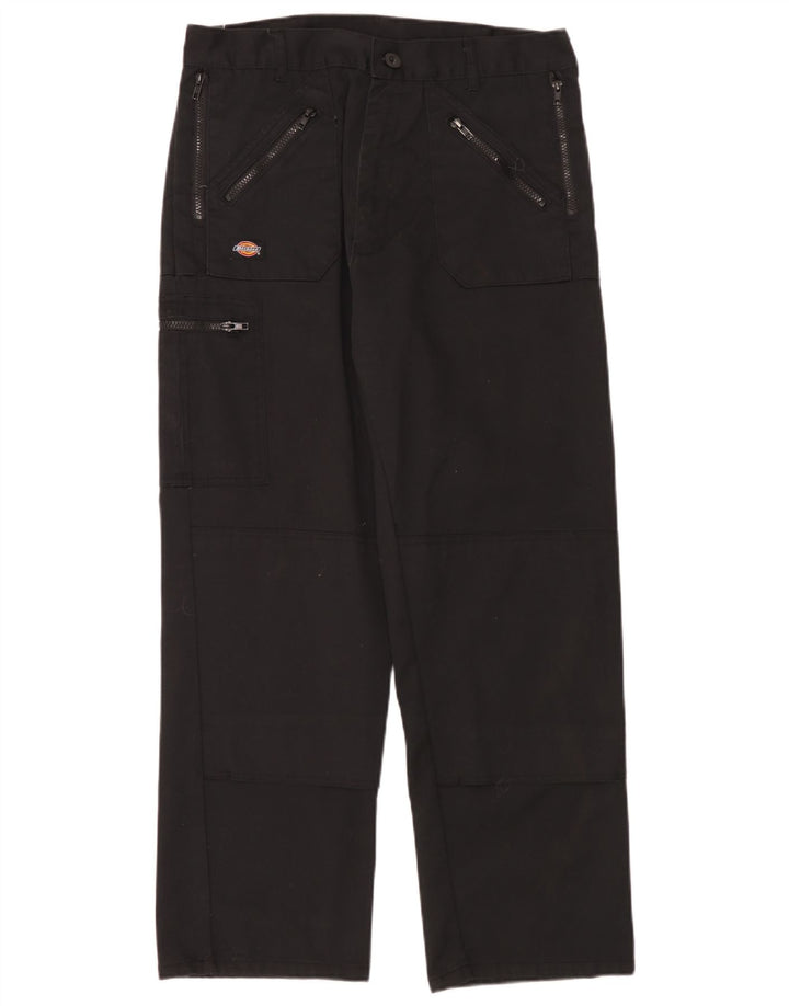 Dickies muške ravne kargo hlače W34 L30 crni poliester