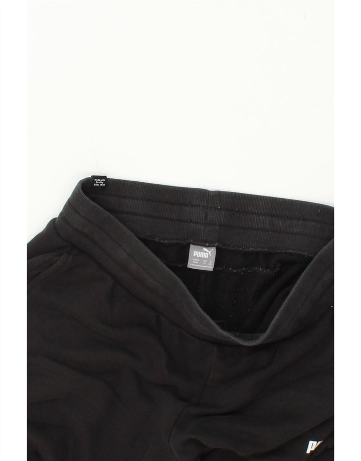 PUMA Womens Tracksuit Trousers UK 12 Medium Black Cotton Vintage Puma and Second-Hand Puma from Messina Hembry 