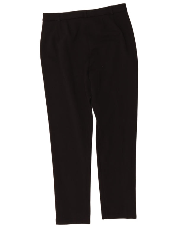 Marks & Spencer ženske hlače visokog struka UK 14 Large W32 L29 crne