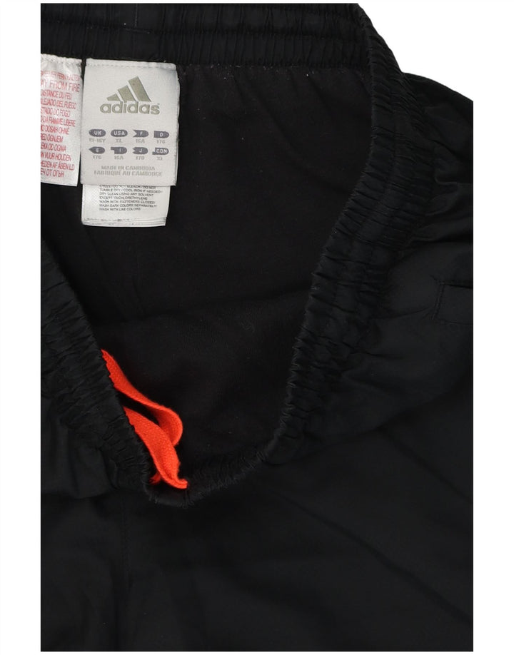 Adidas Hlače za trenirku za dječake 15-16 godina crne od poliestera