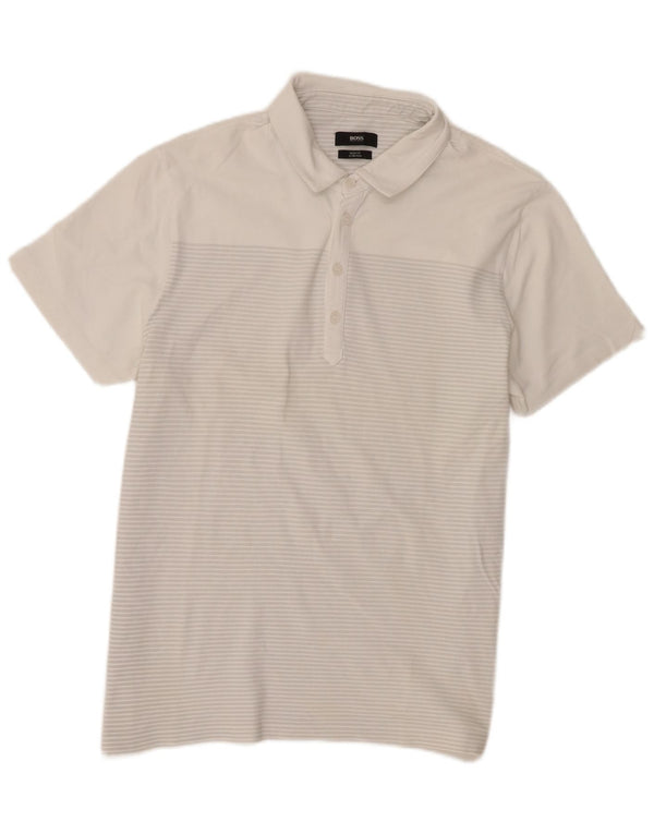 Muška uska polo majica Hugo Boss 2XL pamuk s bijelim prugama