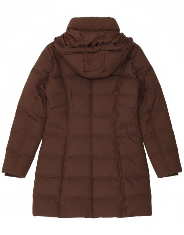 EDC ženski podstavljeni kaput s kapuljačom UK 14 srednje smeđi poliester