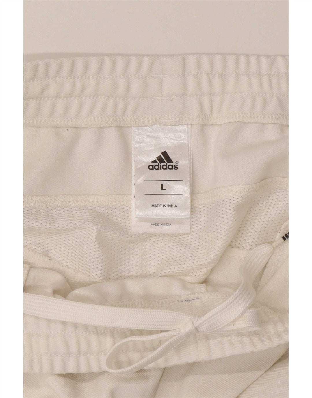 Adidas muške hlače za trenirku velike bijele poliesterske