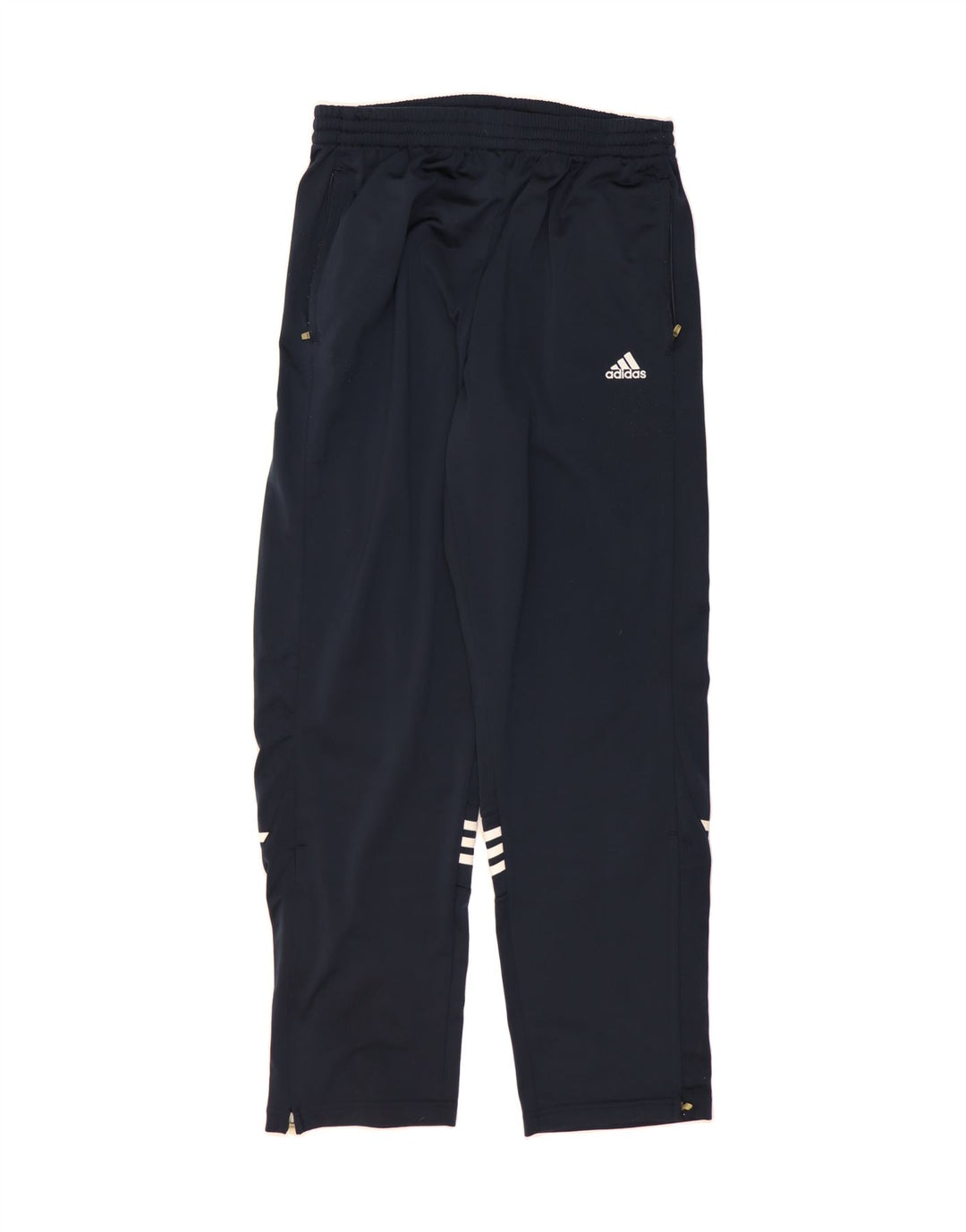 ADIDAS Mens Tracksuit Trousers UK 40/42 Medium  Navy Blue Polyester Vintage Adidas and Second-Hand Adidas from Messina Hembry 