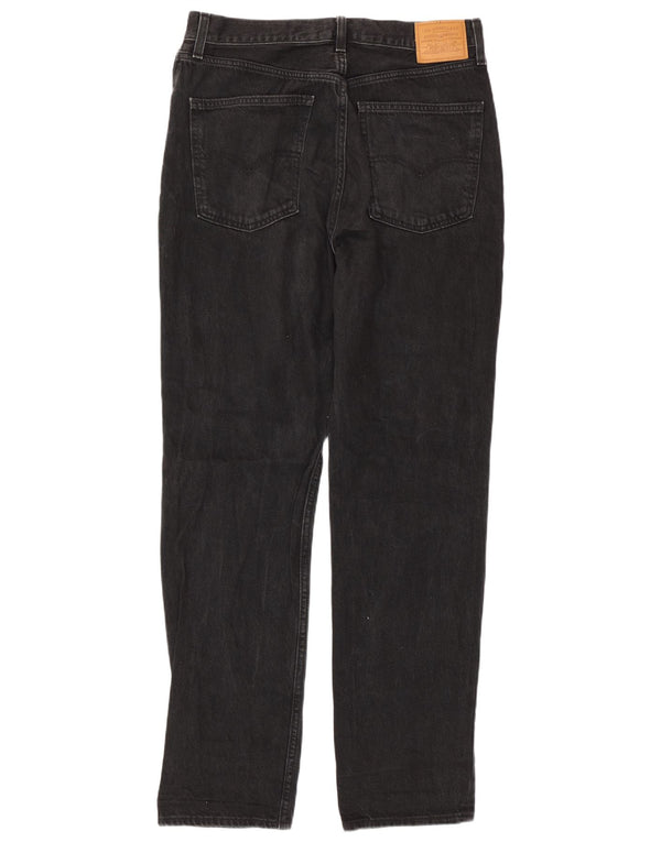 Levi's Womens Tapered Jeans W31 L31 Black Cotton