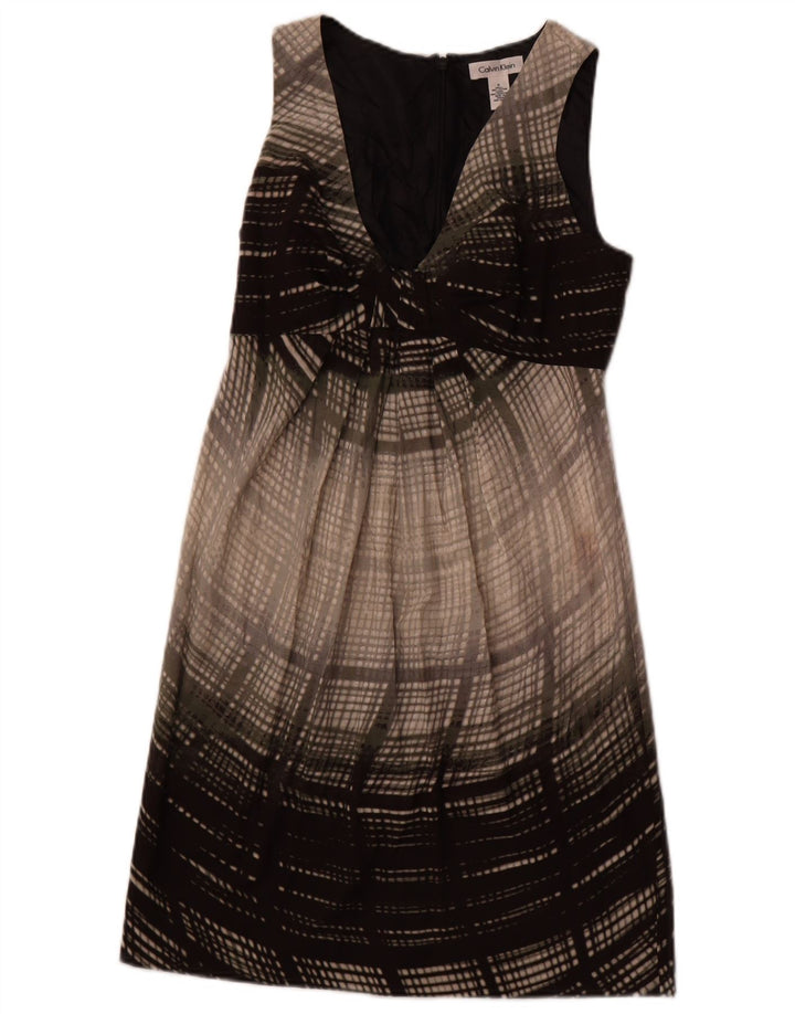 CALVIN KLEIN Ženska plašt haljina bez rukava US 6 srednje sive boje