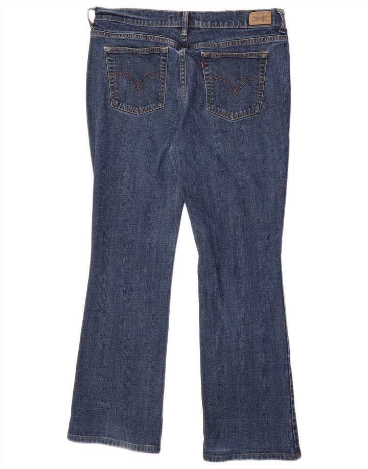 Levi's ženske 512 Bootcut traperice US 12 Large W32 L30 plavi pamuk