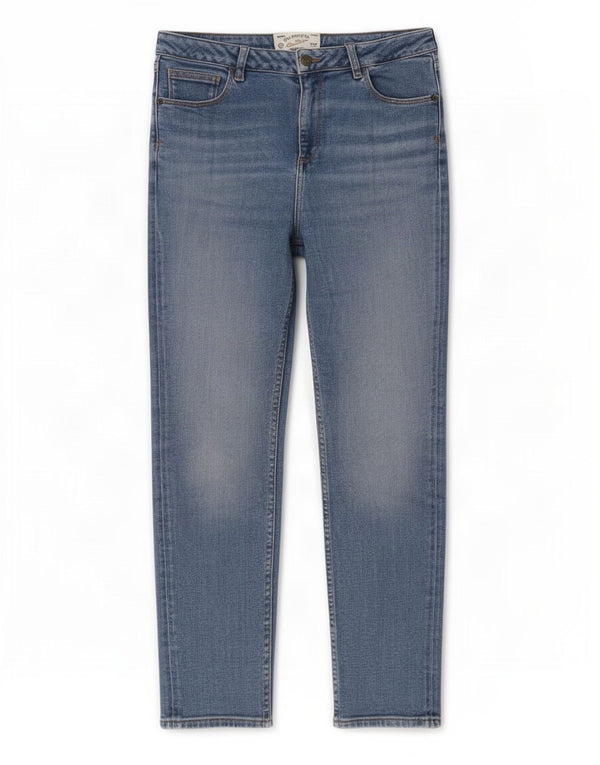 Fat Face Ženske Sway Slim Jeans UK 12 srednje W30 L27 plavi pamuk