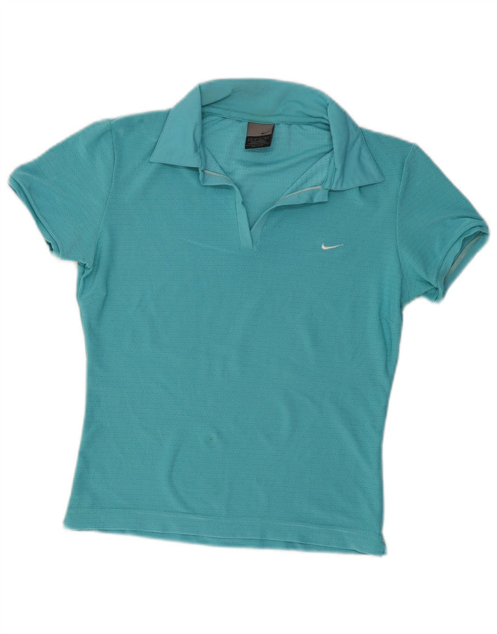 Nike ženska polo majica Dri Fit UK 10 mali tirkizni poliester