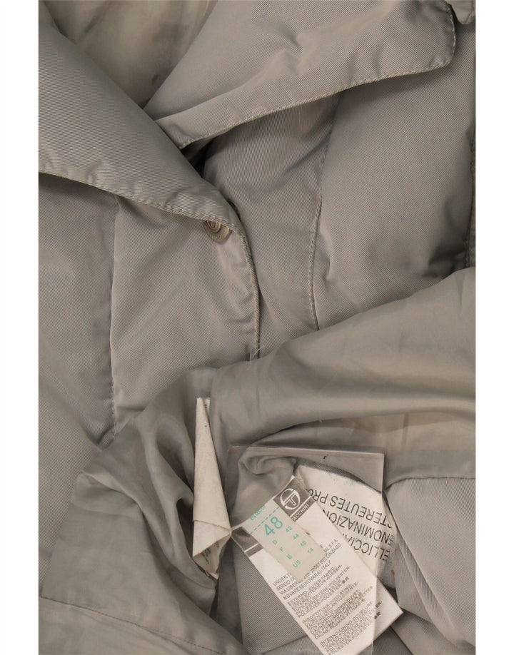 Sergio Tacchini ženski podstavljeni kaput s kapuljačom IT 48 XL sivi poliester