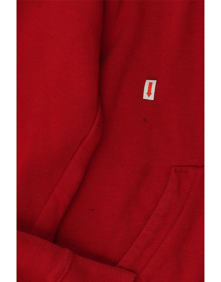 JORDAN majica s kapuljačom za dječake 12-13 godina, veliki crveni pamuk