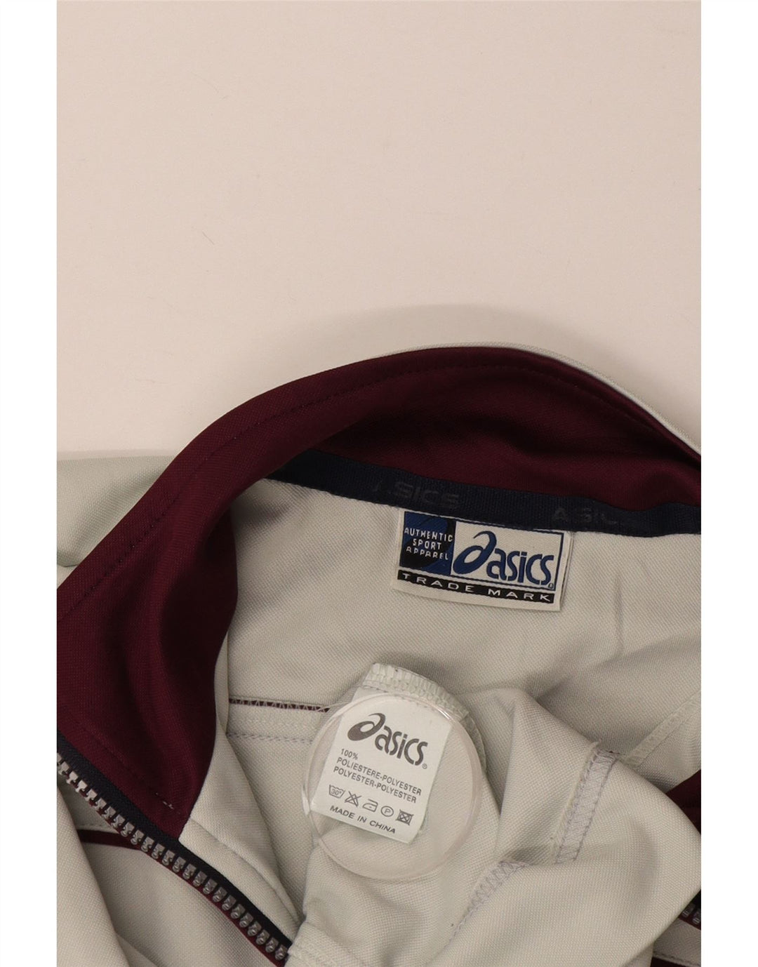 ASICS muška gornja jakna trenirke Srednje bijeli poliester