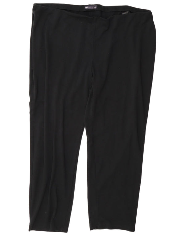 Marks & Spencer ženske tajice UK 24 4XL W44 L28 crna viskoza