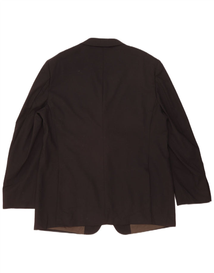Marks & Spencer muška jakna sa 2 gumba UK 46 XL crna vuna