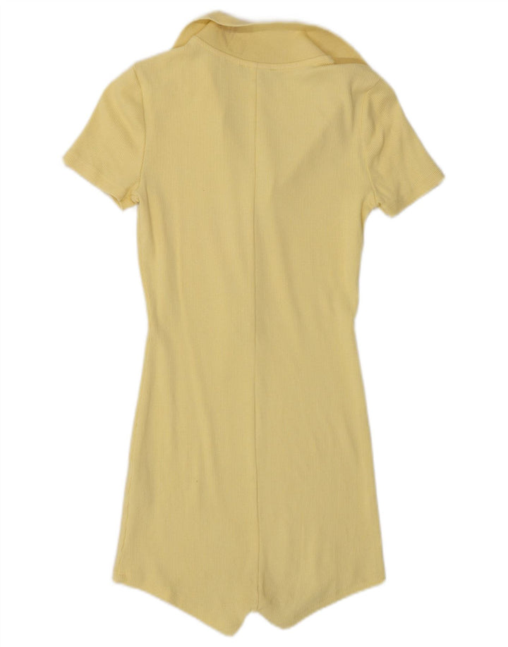 Zara ženski kombinezon kratkih rukava UK 8 Small Yellow