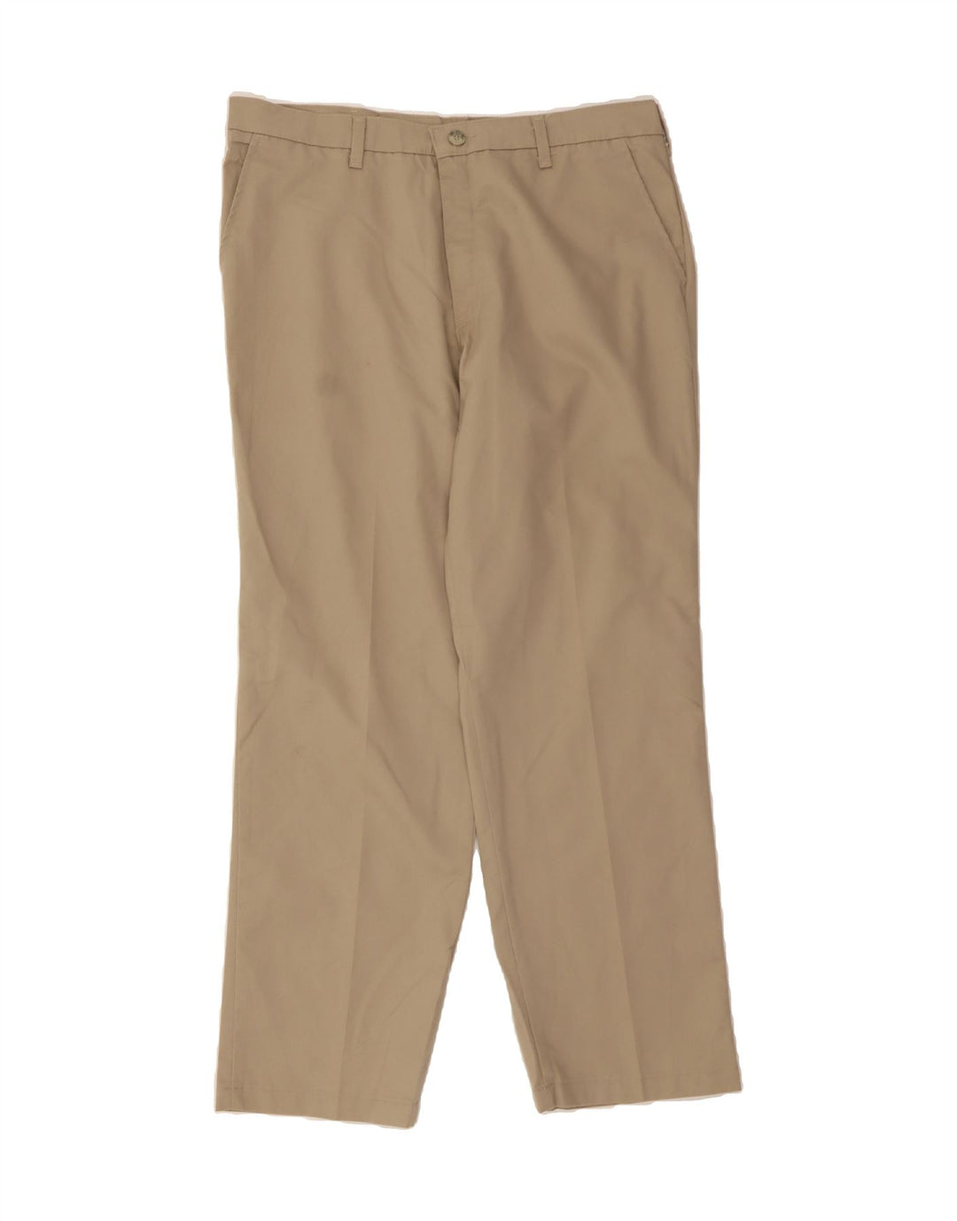 LEE Mens Straight Chino Trousers W36 L32 Beige Polyester Vintage Lee and Second-Hand Lee from Messina Hembry 