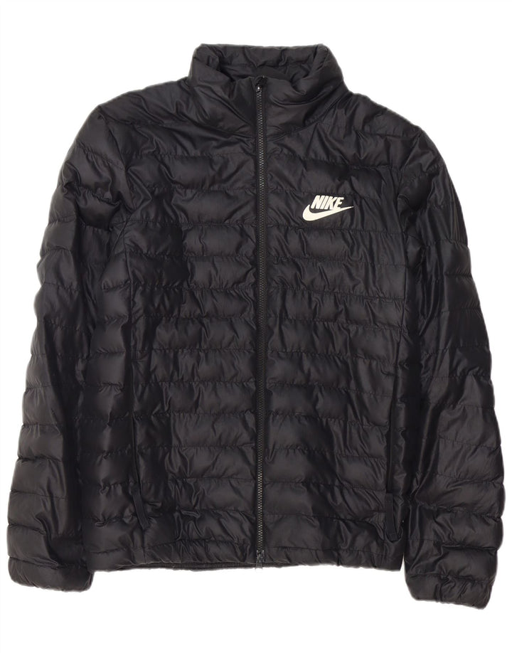 Nike muška podstavljena jakna UK 36 mala crna poliester