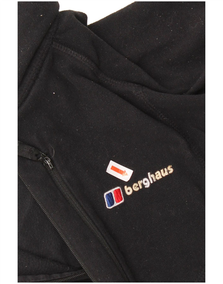 Berghaus muški džemper od flisa s patentnim izrezom 2XL crni poliester
