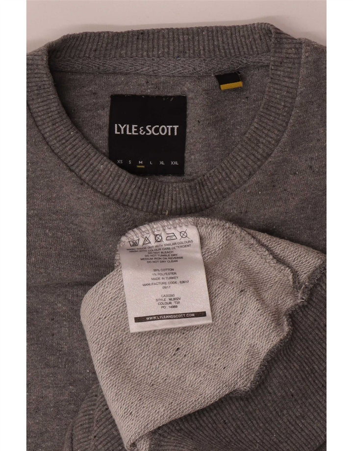 Lyle & Scott muška trenirka srednje sivi pamuk