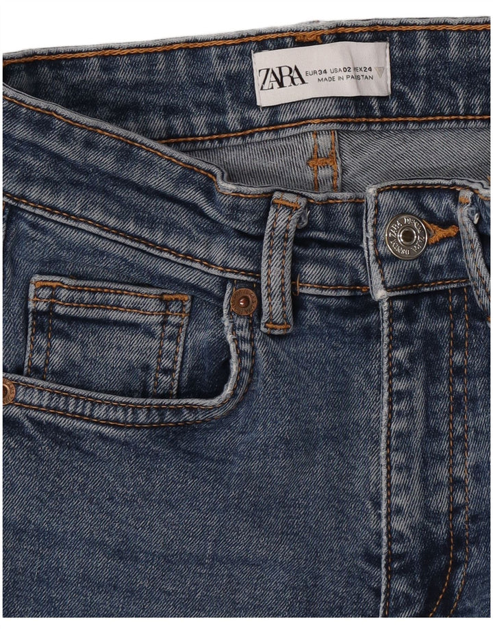 Ženske traperice Zara Bootcut EU 34 2XS W24 L26 Plave