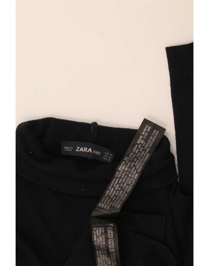 Top ženske bluze Zara UK 12 Srednje tamnoplavi modal