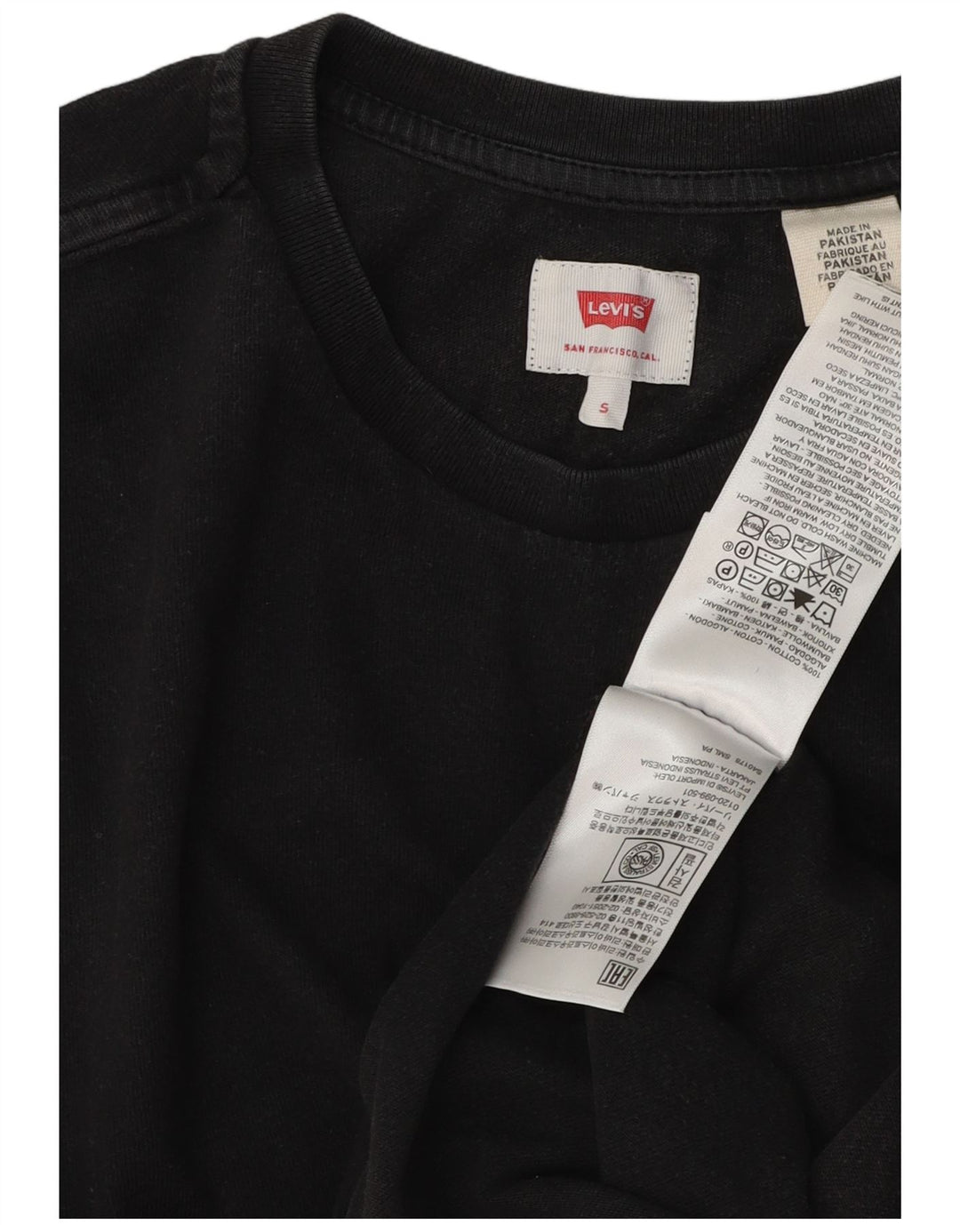 Levi's muška majica kratkih rukava Mala crna pamučna majica