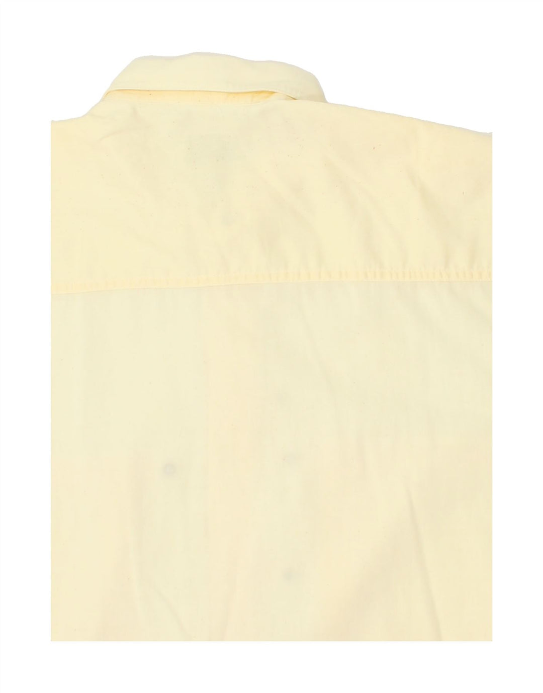 VINTAGE Mens Short Sleeve Shirt Large Yellow Vintage Vintage and Second-Hand Vintage from Messina Hembry 