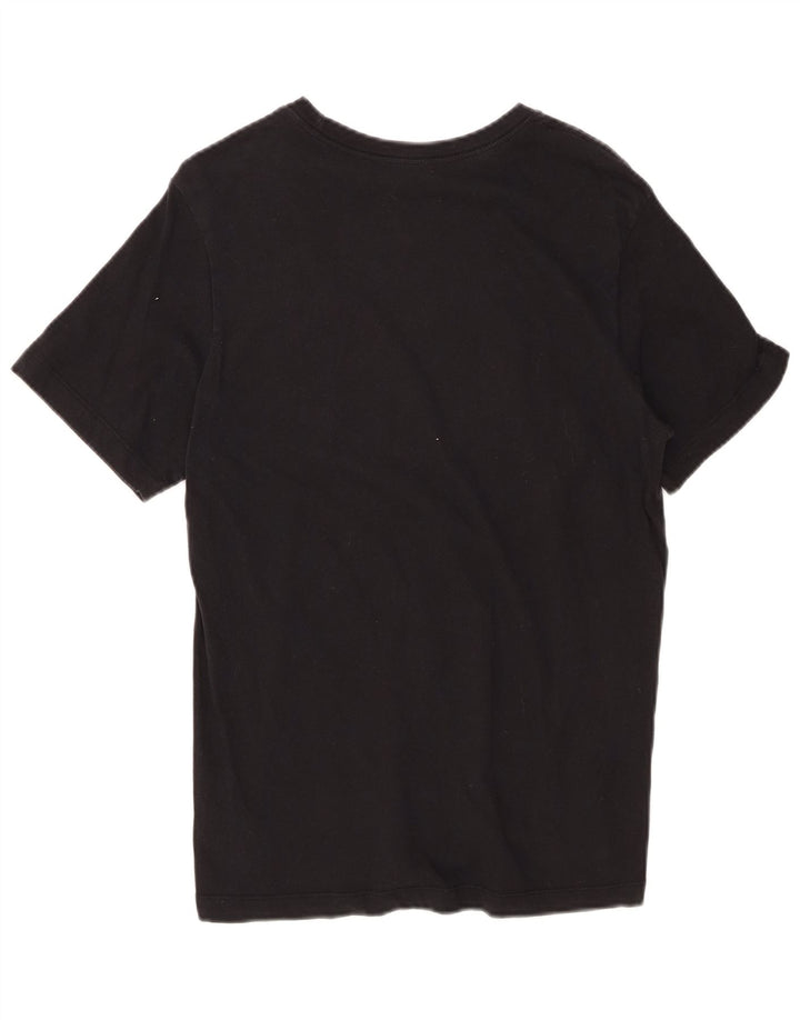 NIKE Mens T-Shirt Top Medium Black Cotton