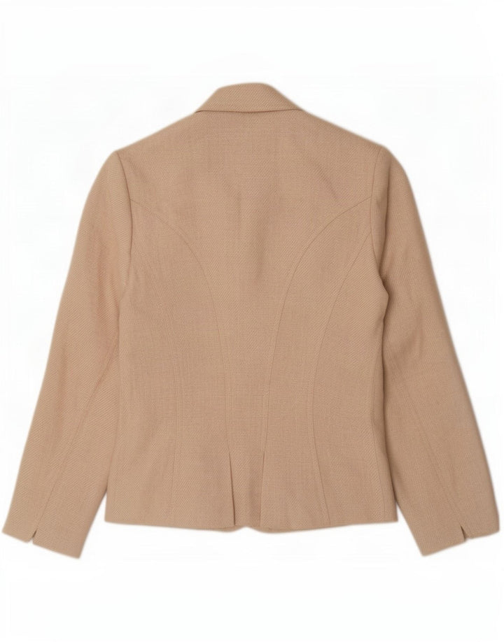 Ženska jakna sa 7 gumba Ralph Lauren US 8 srednje bež lanena