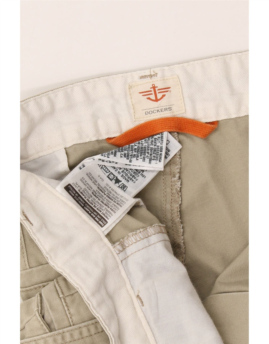 DOCKERS Mens Cargo Shorts W36 Large Beige Cotton Vintage Dockers and Second-Hand Dockers from Messina Hembry 