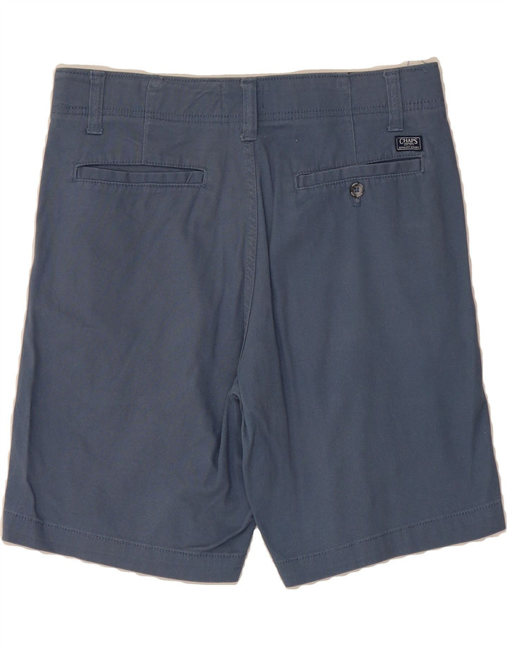 CHAPS Mens Regular Fit Chino Shorts W30 Medium Blue Cotton Vintage Chaps and Second-Hand Chaps from Messina Hembry 