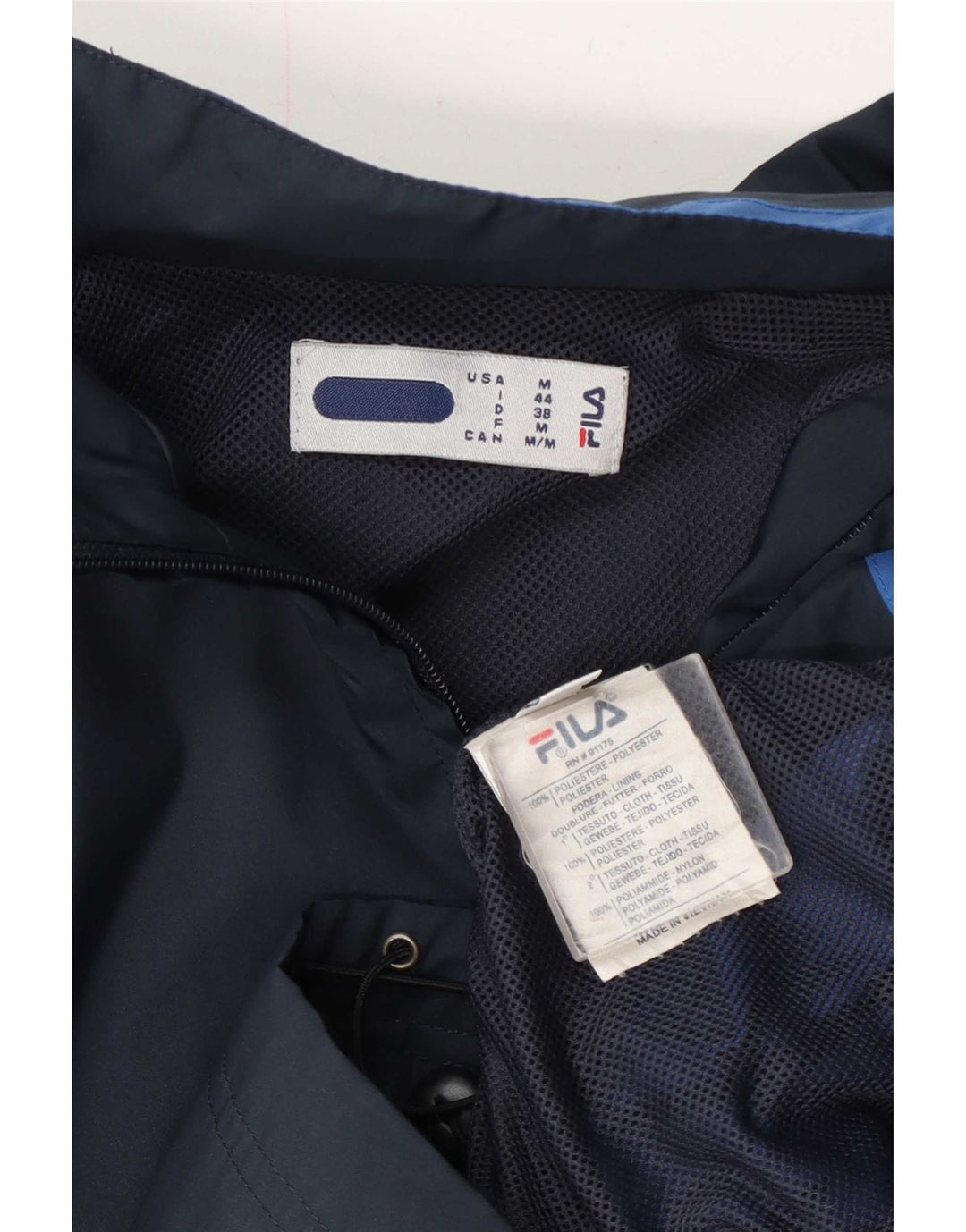Fila ženska gornja jakna za trenirku IT 44 srednje tamnoplave boje